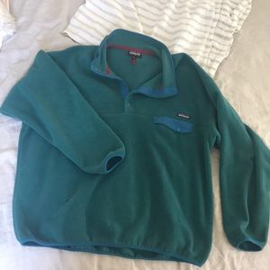 Patagonia synchilla fleece jade green/teal